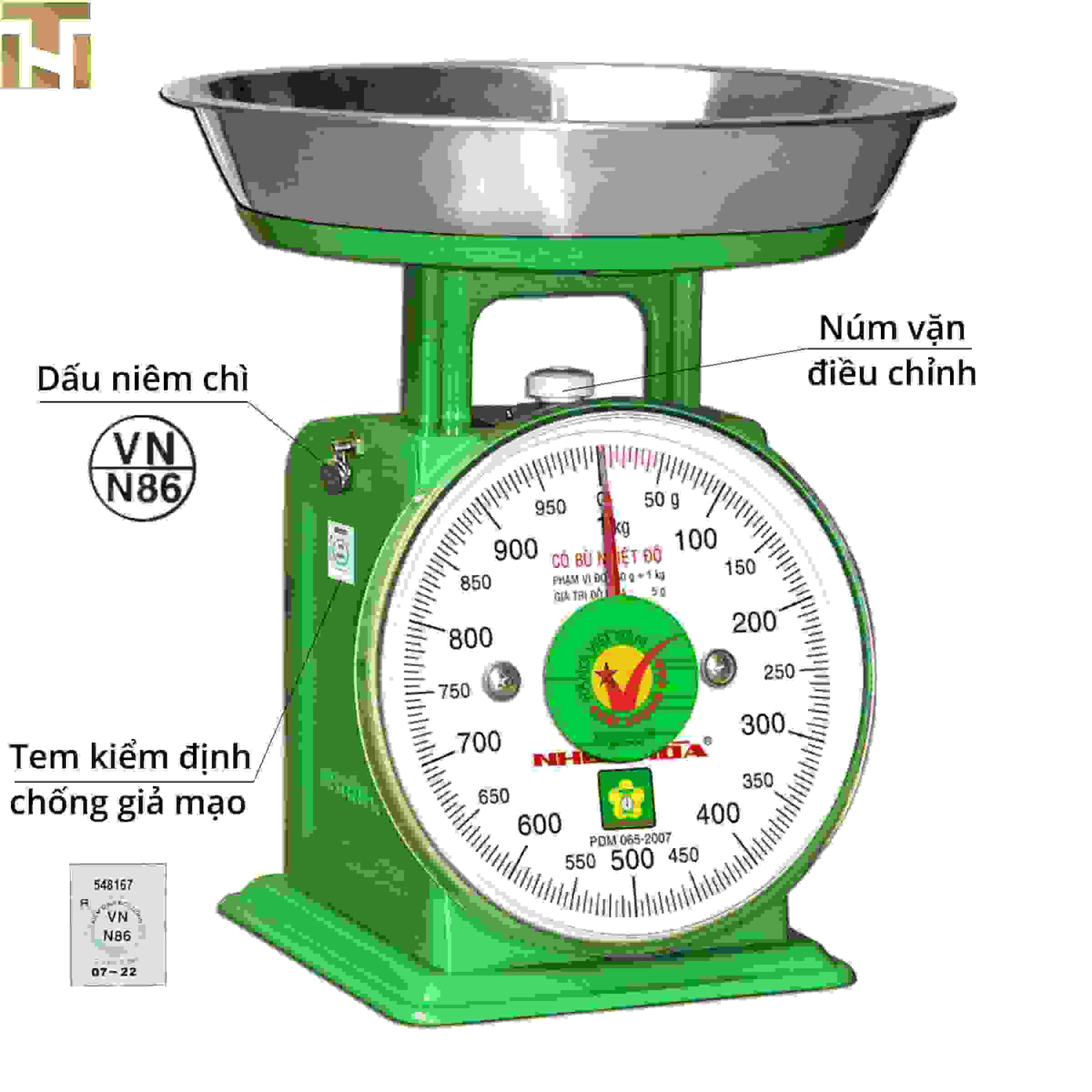 CÂN ĐỒNG HỒ NHƠN HÒA 1KG